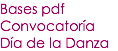 Bases pdf Convocatoría Día de la Danza 
